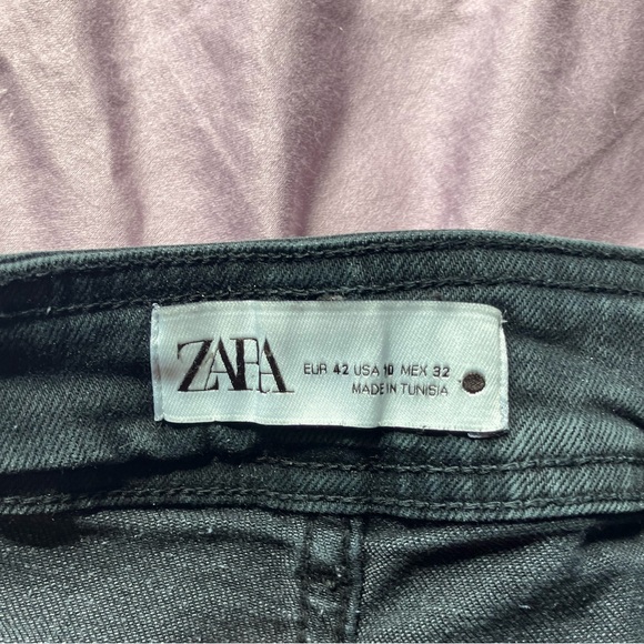ZARA Wide Leg High Rise Jeans - Picture 5 of 5
